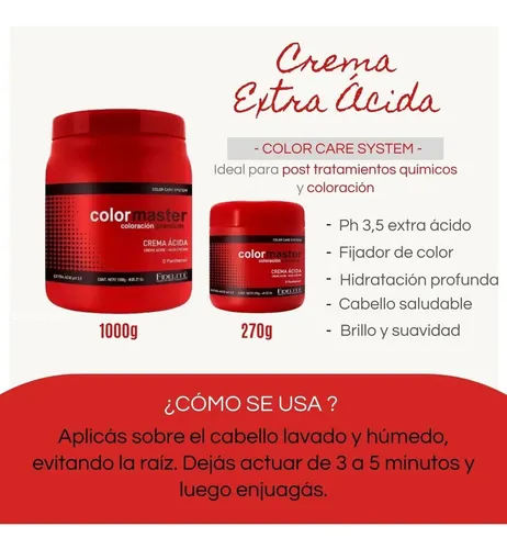 Imagen 2 de Crema EXTRA ACIDA colormaster 1kg