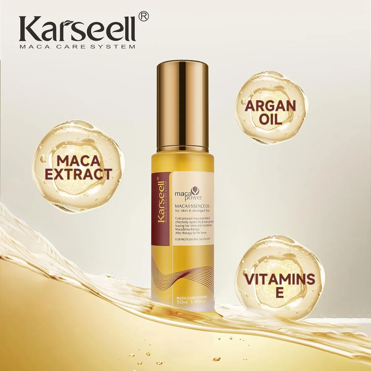 Imagen 3 de Óleo Karseell Regenerador Sérum De Aceite De Argán